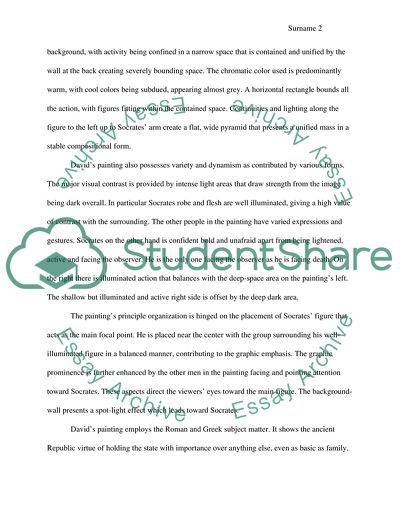 Jacques Louis Davids and Edouard Manets paintings