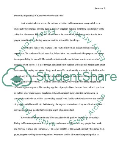 The Importance of Outdoor Activities in Kamloops