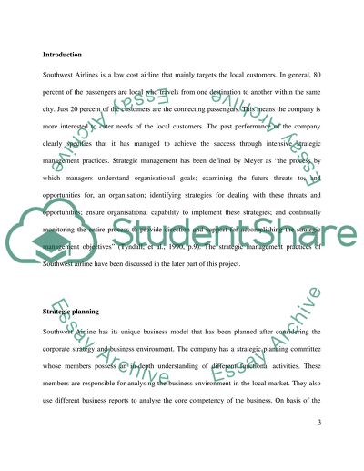 Southwest airlines stock image