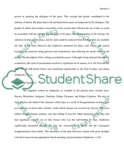 Sophocles tragedy image