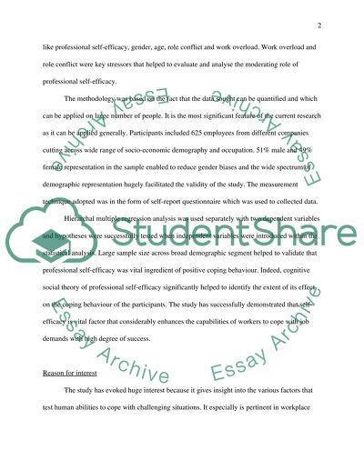 The Coping Behavior of People