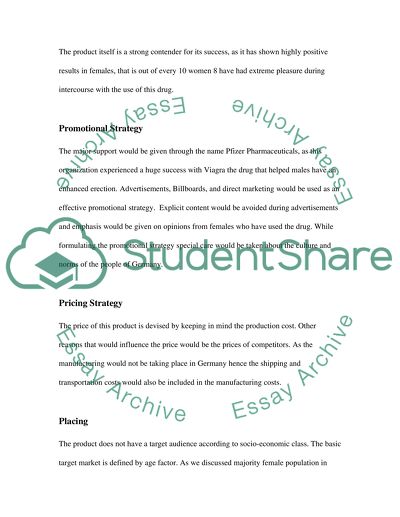 International Marketing - Viagress Marketing Strategy