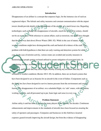 Airline Operations: The Impact of a Global Monitoring System on Safety and Finances