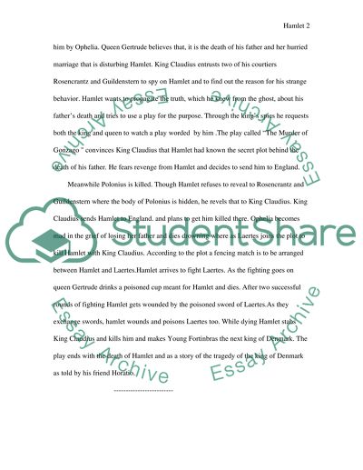 Hamlet by Shakespeare