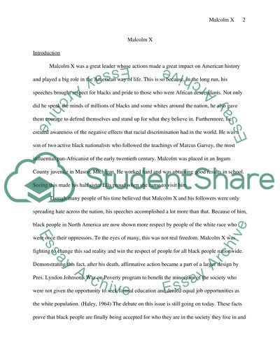 Malcolm X: The Man and His Times