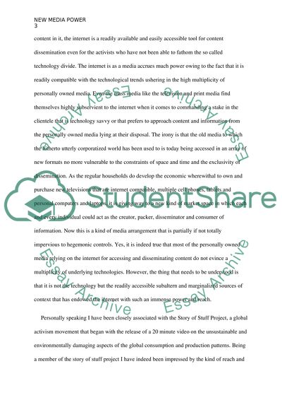 New Media Power: The Internet and Global Activism