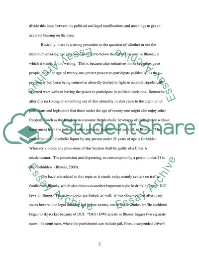 Drinking Laws in the State of Illinois
