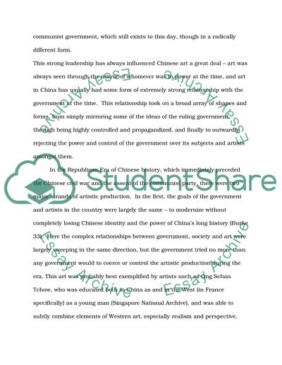 Chinese Art and Chinese Government: Acceptance, Propaganda, and Rejection across the Twentieth Century