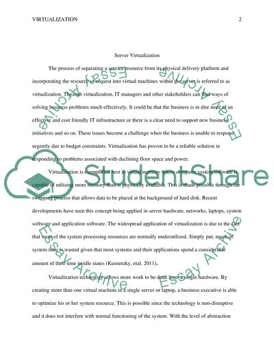 Server Virtualization Paper