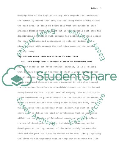 Newcastle and Gateshead: Landscape, Community and and society in the novels of Jonathan Tulloch