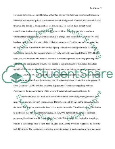 HOW IMPORTANT IS RACE TO AMERICAN IDENTITY