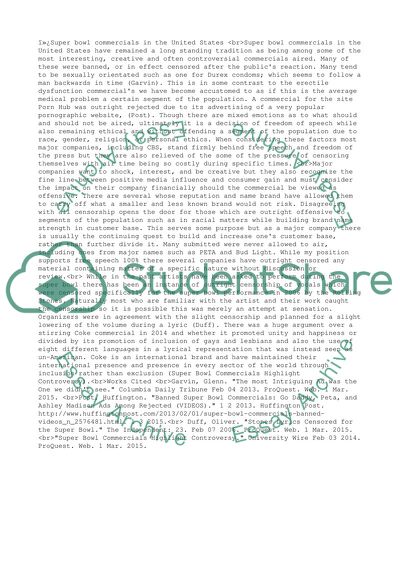 Super bowl commercials in the United States