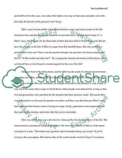 Analysis of Escape from Camp 14 by Blaine Harden