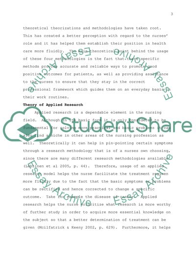 Qualitative Methodology Practices in Nursing