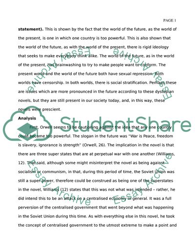 Orwell and We: The Future Is Now