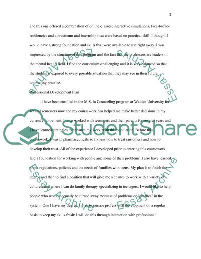 Professional Development Plan for Lourdes Irimia