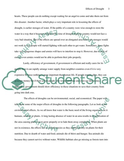 The Effects of Drought on Civilization