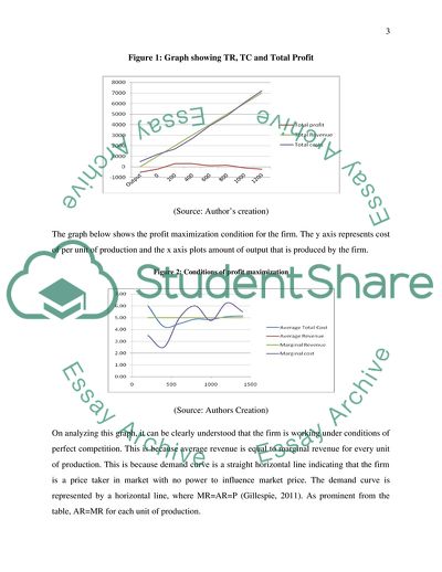 A Firms Process of Production