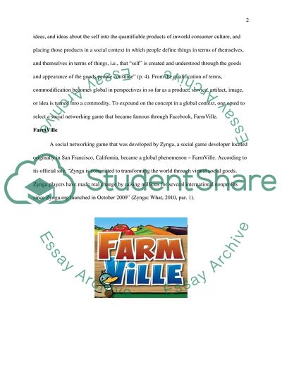 Commodification and Globalization