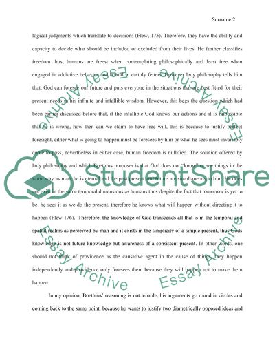 Boethius on Free Will