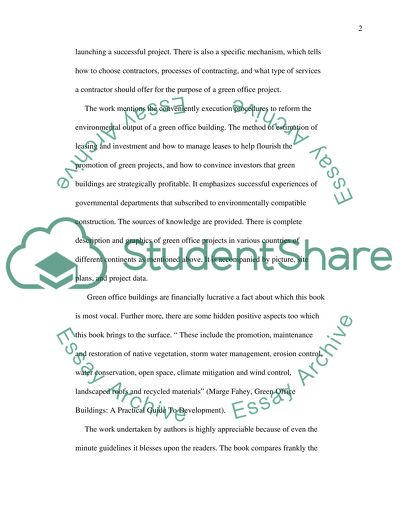 Green office buildings