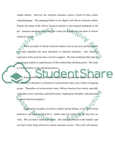 Education Programs for African American Students