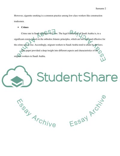 Migrant workers to Saudi Arabia