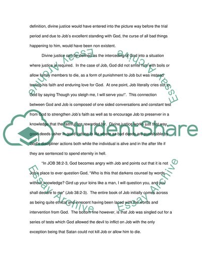 Analysis of the Book of Job