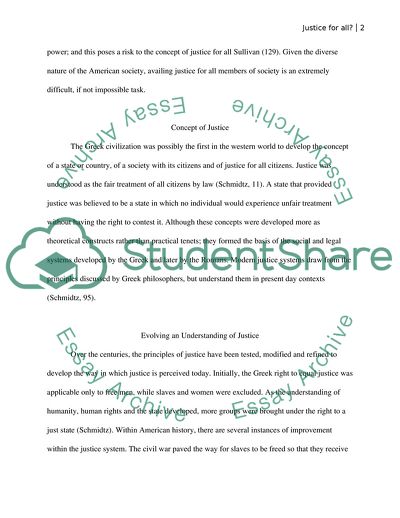 Is Justice Possible for All in America