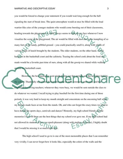 Review: Narration & Description, and the Writing Process