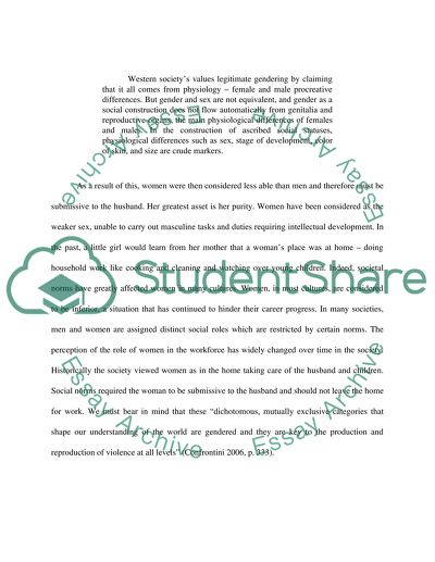 Female Genital Mutilation: Exploring Gender and Religion as Axes of Difference