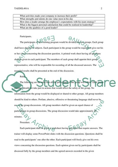Group-based learning