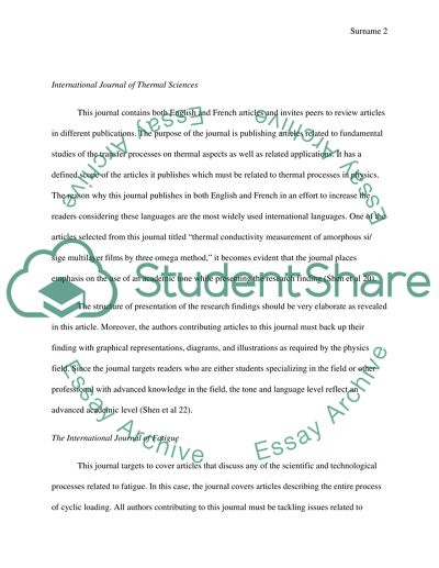 Rhetorical Analysis of Academic Communities of Writing and Discourse in the Technical Fields