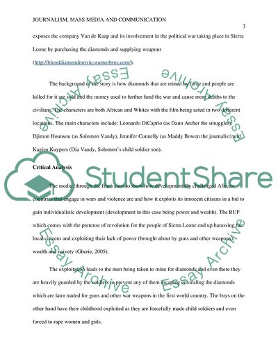 Film Critique: Blood Diamond by Edward Zwick