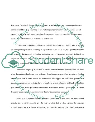 Marketing. Performance evaluation