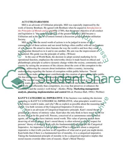 Case study World Bank