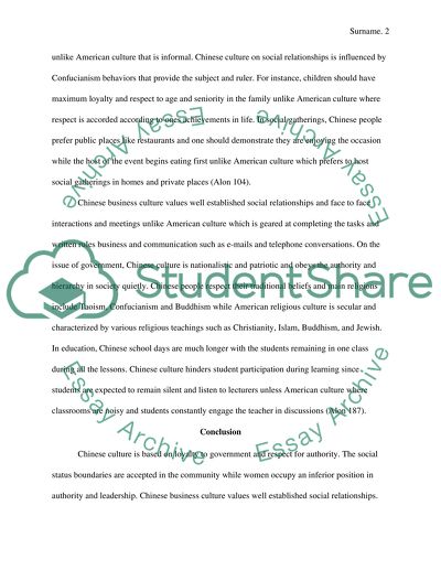 Chinese Culture, Organizational Behavior, and International Business Management