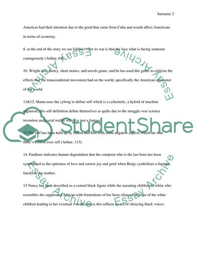 Historical Context in American Literature from the Puritan Era up until the Present Era