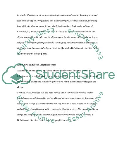 Libertine Fiction Charts the Decline of the Aristocracy in France