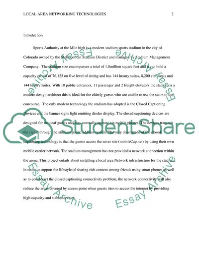 Local Area Networking Technologies