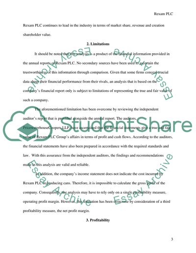 Contemporary Corporate Reporting - Rexam Plc