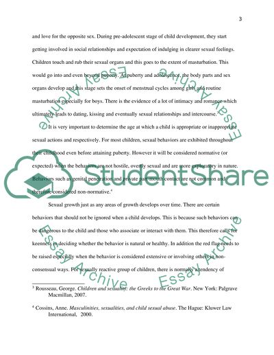 Normative Sexuality in Children