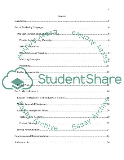 Project Management - Kenyan Public Telecommunication Firm Telkom Kenya