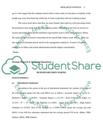 Business (Decision Making)