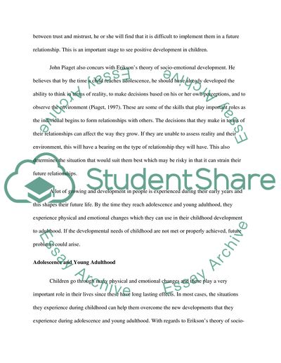 Love and Divorce in Lifespan Development