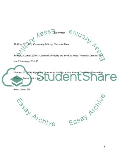 Community Oriented Policing