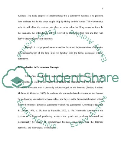 An e-commerce strategy and architecture