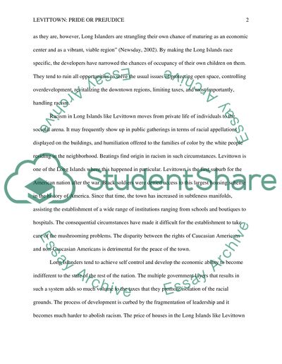 Is Levittown (N.Y) a symbol of American progress, or should it be considered a symbol of American prejudice