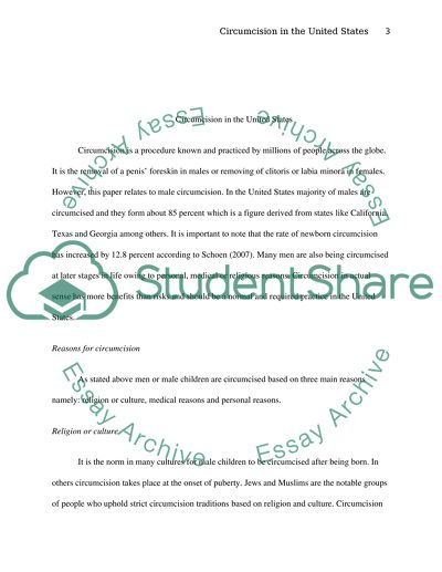 Circumcision in the United States