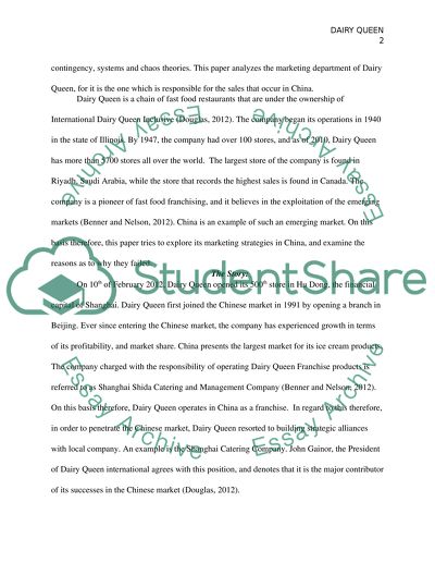 Why Dairy Queen Is Unable to Become the Number One Ice Cream Consumption Company in China